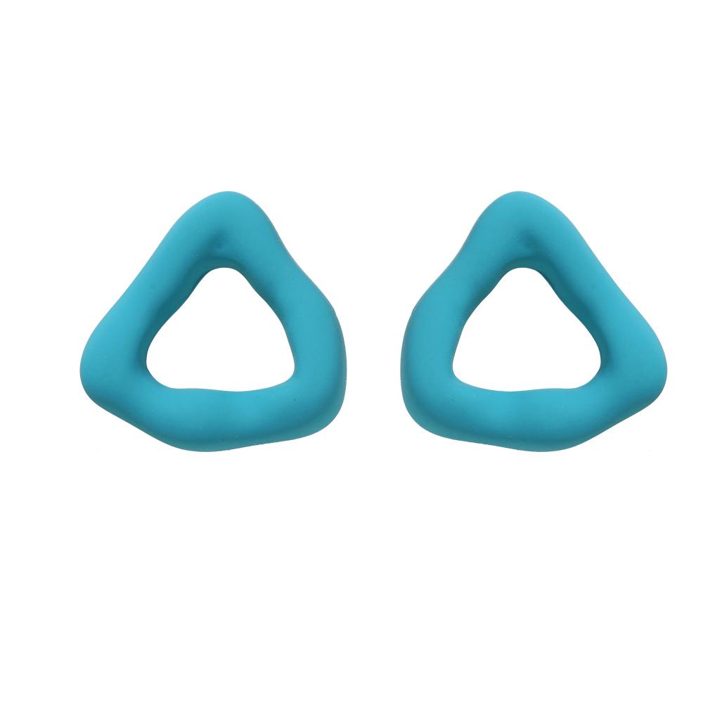 2024 Proste i kreatywne kolczyki akrylowe w kolorze cukierkowym w kształcie trójkąta Kobieca osobowość Geometryczne przesadzone kolczyki dla dziewczynek