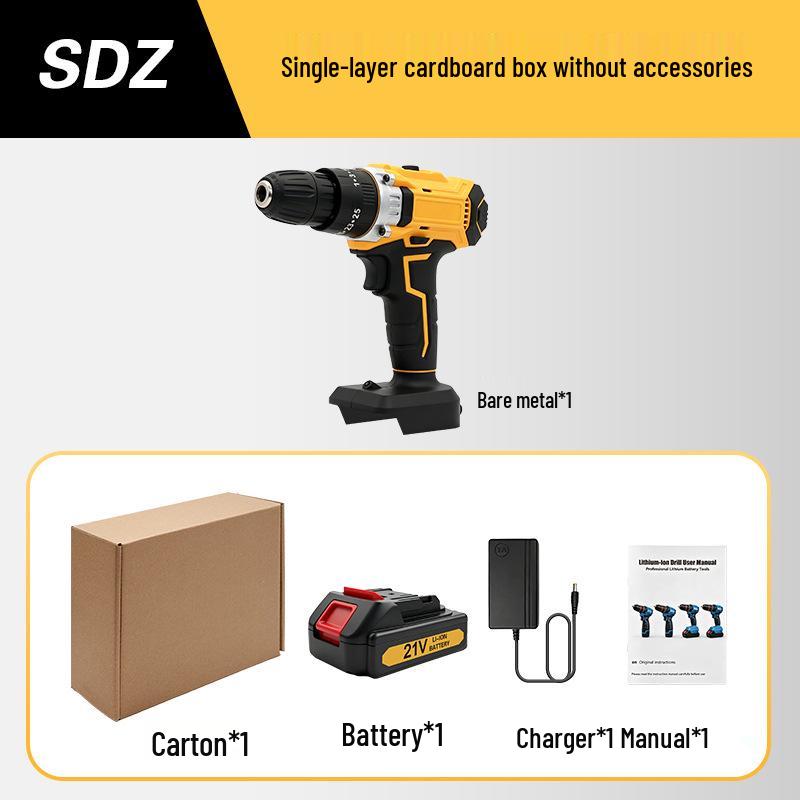 3-Function Handheld Lithium Hammer Drill & Electric Screwdriver Set