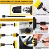 7pcs Deep Cleaning Drill Scrub Kit PP Drill Attachment Drill Brush Set  Cleaning Tool