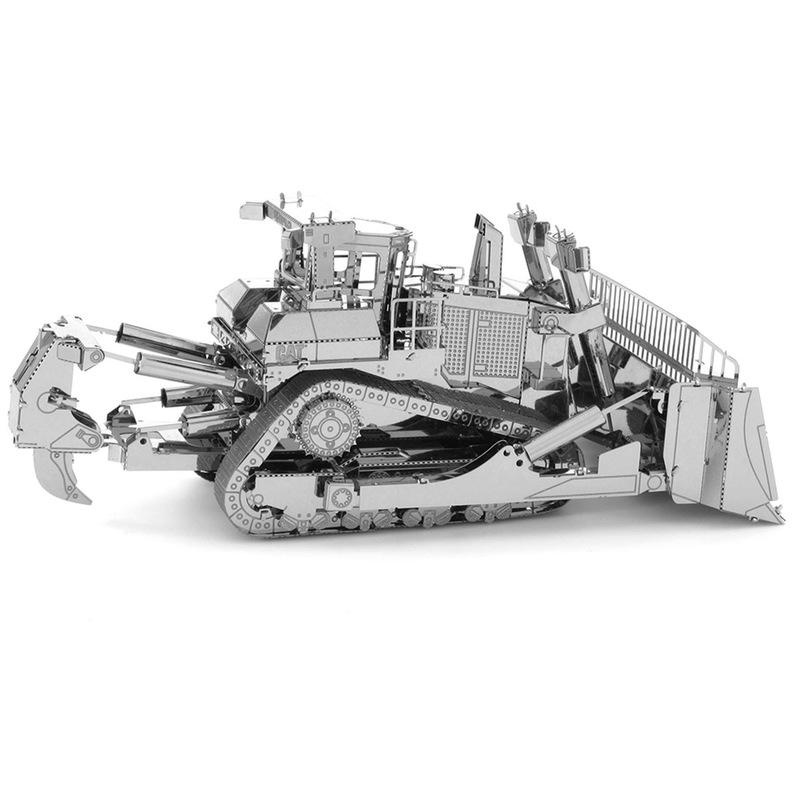 DIY CAT Series Crawler Bulldozer Puzzle Gift