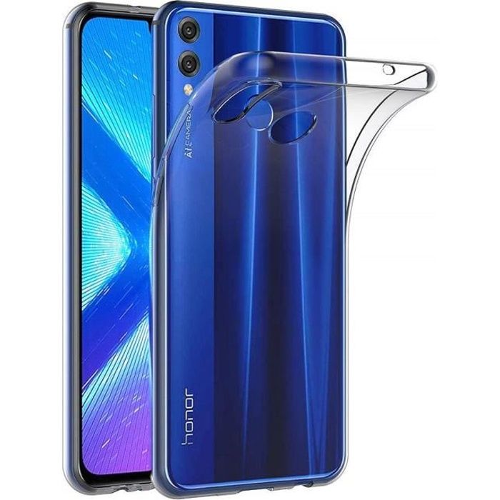 Coque - Phonillico® - HUAWEI HONOR 8X - Gel TPU Transparent - Ultra Mince - Souple