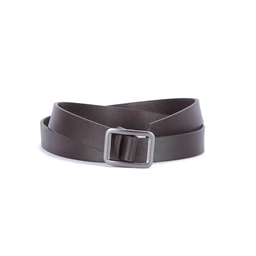 A New Korean-style InS-style Niche Belt Without Perforating, Unisex Simple and Retro Denim Belt