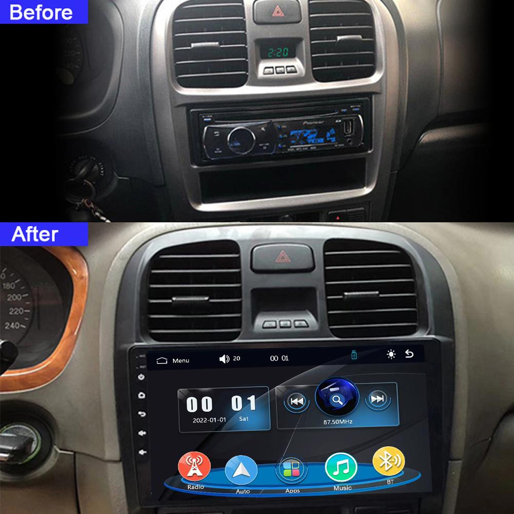 Car Radio Multimedia MP5 Player Head Unit Stereo BT For Hyundai Sonata EF 2002-2007