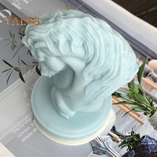 Sculptură din silicon pentru cap de cal și reutilizabilă 3D, lumânare cu cap de cal, tencuială, artă, rășină, fabricare bricolaj, săpun, aromă, lumânare, mucegai, furnituri pentru artizanat, decorațiuni pentru acasă