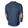 Men's Long Sleeve Stand Collar Henry Tshirt Casual Cotton Patchwork T-Shirt Autumn Winter Base Layer Shirt American Retro Tees