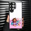 G-Gabbys Dollhouse Cartoon Plating Phone Case For Samsung Galaxy S24 S25 FE S26 Edge S23 Ultra S22 S21 Plus S20 Anti-Fall Airaba