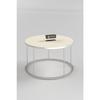 Coffee Table And Nesting Table Terra Silver White