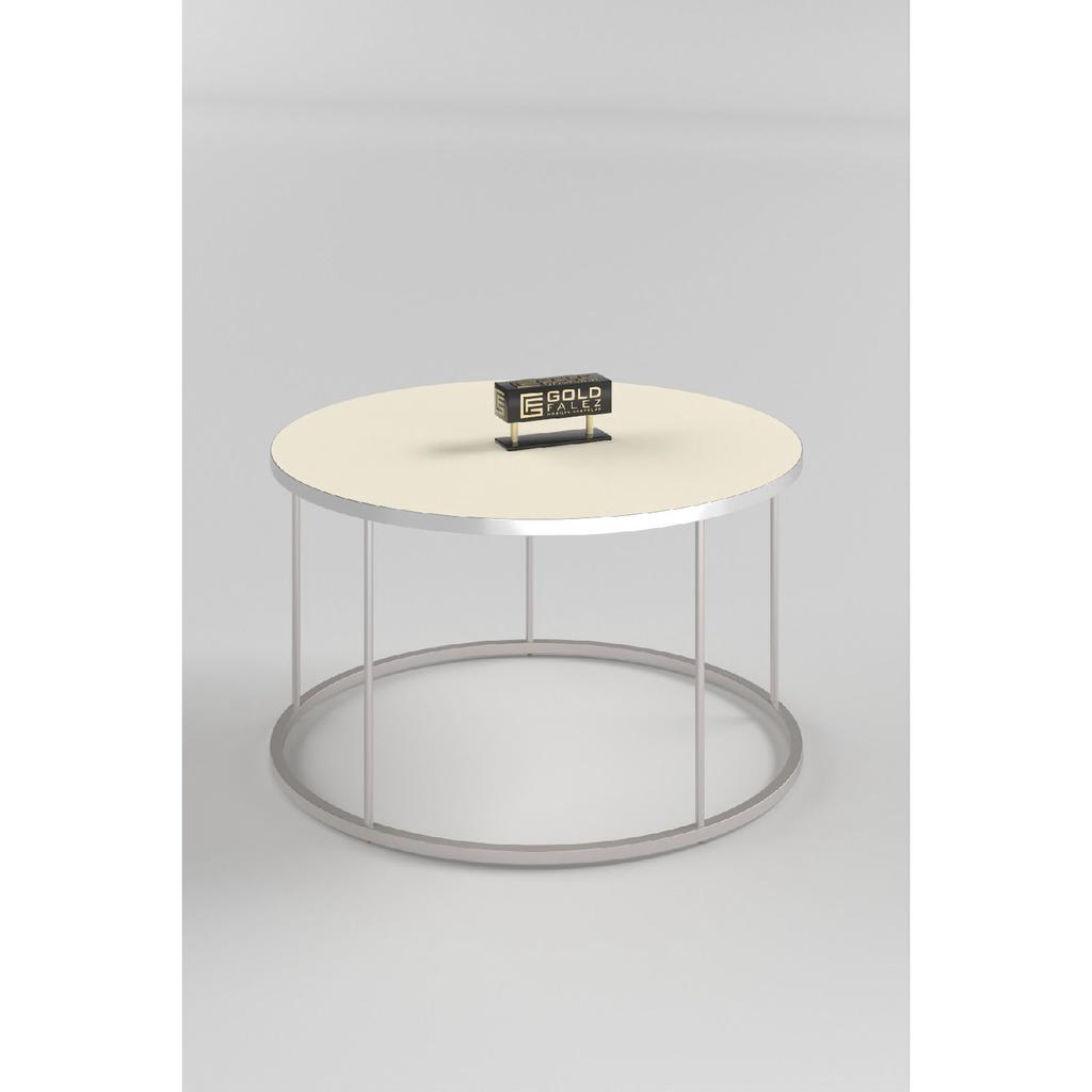 Coffee Table And Nesting Table Terra Silver White