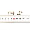 10 Pieces Clip On Earring Converter with Easy Open Loop for DIY 12mm