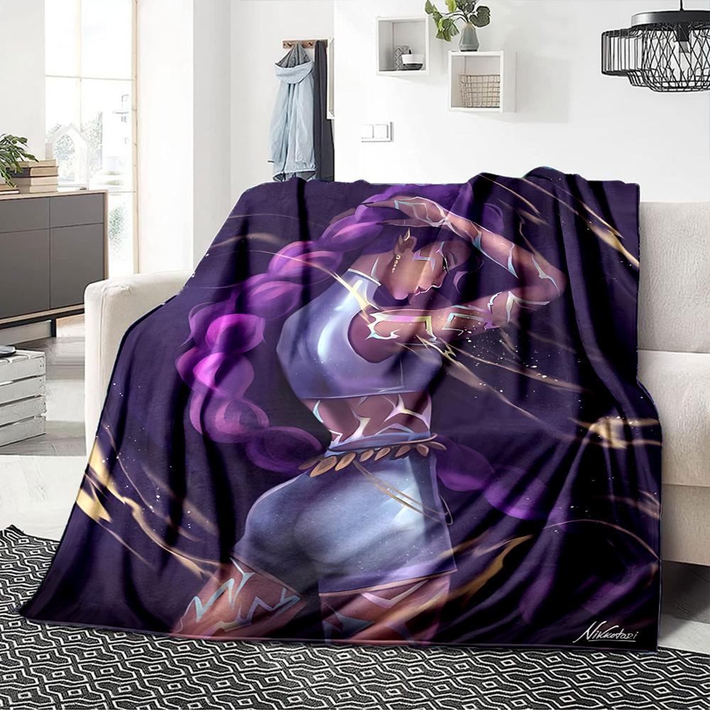 1Pc Fantasy Anime Character Blanket For Couch Bed Plush Cozy Fuzzy Blanket Super Soft Warm Blankets For Fall And Winter 0918201