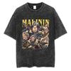 Vintage Washed Ilia Malinin World Champion Graphic T Shirt Mens High Quality Fashion Cotton Short Sleeve Tshirt Yk Streetwear