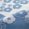 Some no Anbo Tenugui hand Pattern Tokuoka Made in 35cm x 100cm (Japanese towel) "Peach Blue" - Hand-dyed, 100% Cotton, weave, Japan,