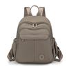 Schoolbag Ladies Casual Versatile Small Backpack 1011 New Solid Color Simple and Lightweight Travel Commuter Student Practical School Bag