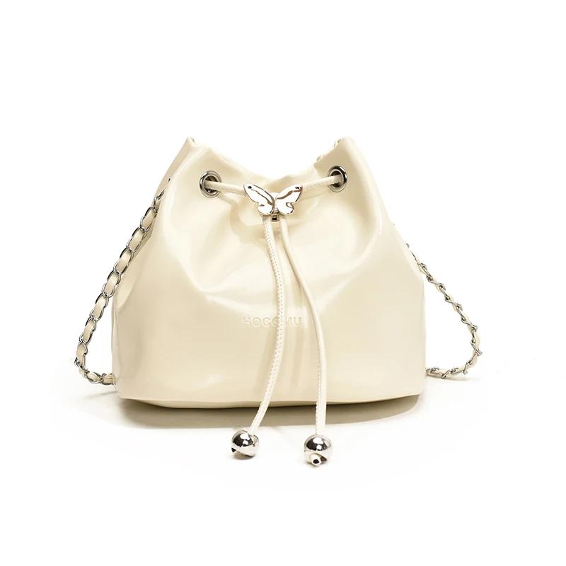 

Роскошные брендовые женские сумки через плечо, новые модные дизайнерские простые сумки большой вместимости из цельного куска кожи