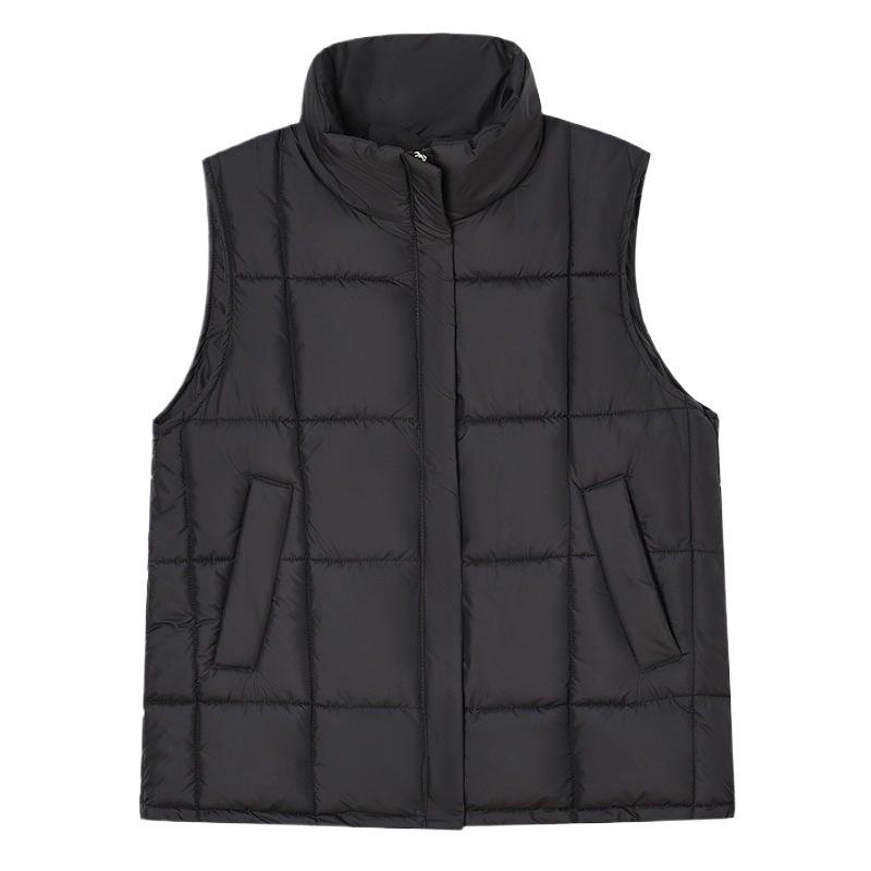 Mom cotton vest women's winter new Korean version casual wide down cotton vest thickened warm vest
