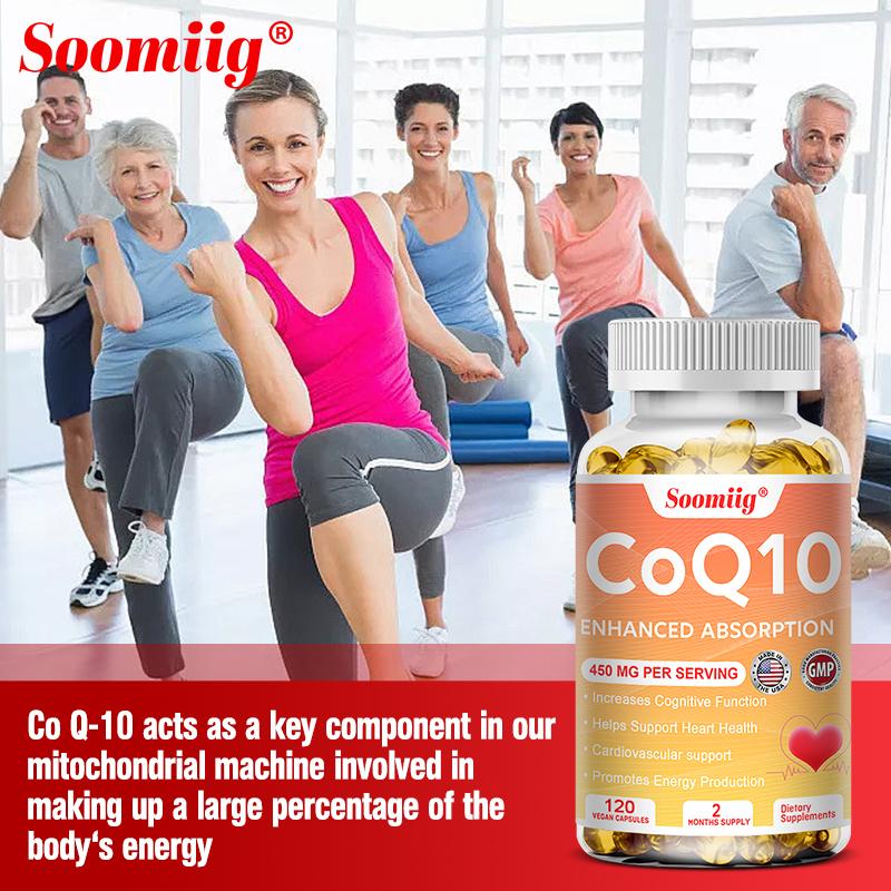 Coenzima Q10 450 mg - 120 capsule (V) - 100% Ubichinone - Naturale