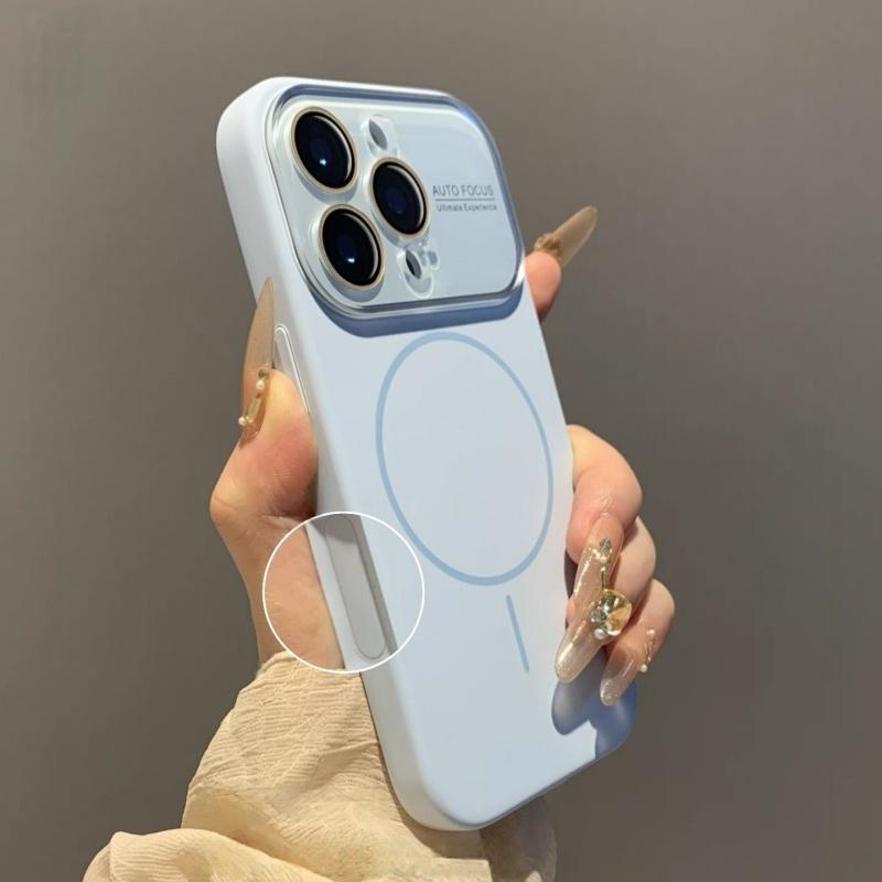 Soft Liquid Silicone Magnetic Case for iPhone 17 Air 16 15 14 13 17 Pro Max Original For Magsafe Glass Lens Protect Cover