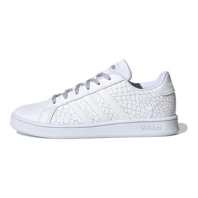 Neo Grand Court Durable Low-Top Kids Skate Shoes Kids Sneakers White FW4575
