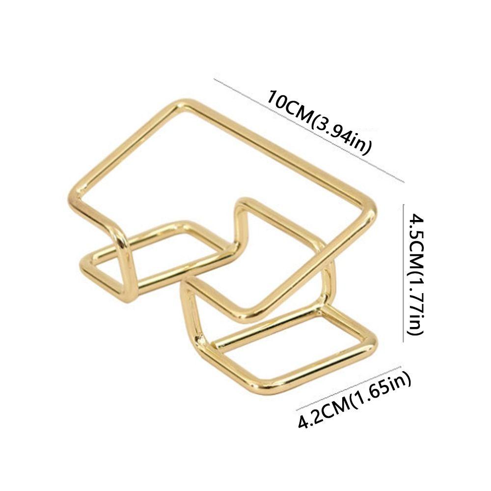 Modern Style Card Display Holder Metal Name Card Stand Business Card Holder Countertop Display