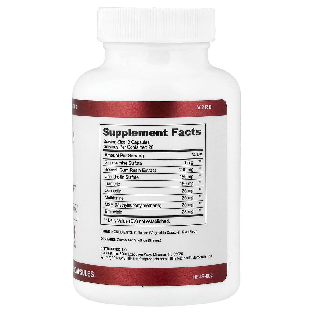 HealFast, Flex, Joint Support, 60 Capsules