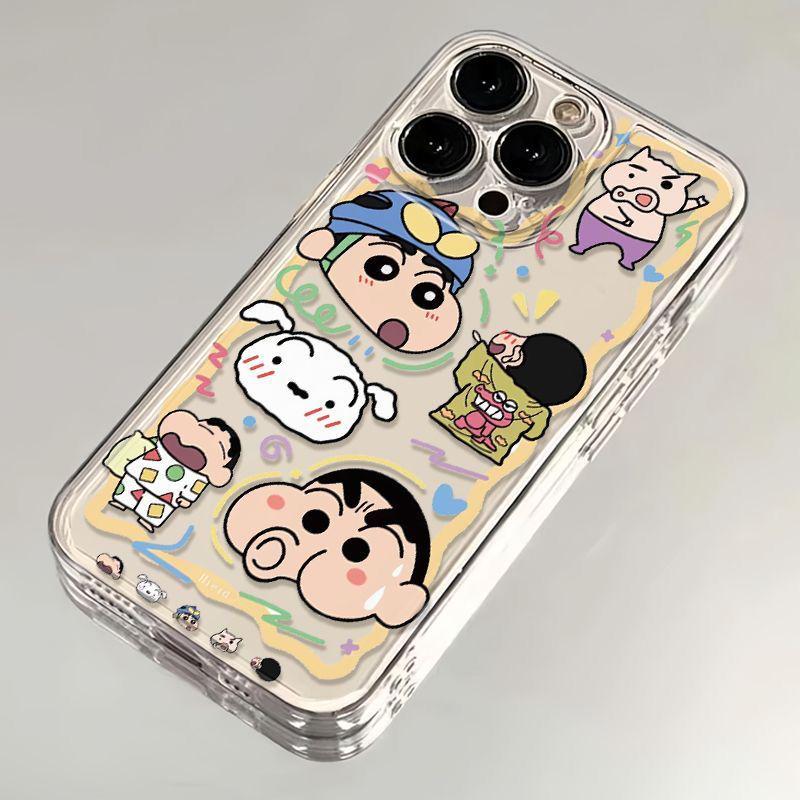 Pachacorgi Shin-chan iPhone 17/16 Pro/15/13 Pro Max/11/XS Transparent Case for Women