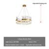 Modern C Shaped Chandelier Round S Shaped Crystal Chandelier for Living Room Dining Room Lamp LED Crystal Pendant Light Lighting