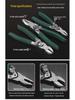 Labor-Saving Steel Wire Cutters: Multi-Functional, Angled, 6" & 8" Lineman's Pliers, Industrial Grade Electrician's Diagonal Cutting Pliers