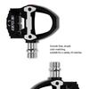 ENLEE Road Bike Lock Pedal Nylon Self-locking Pedal with Lock Plate Pedal SPD-SL System Lock Plate 6 Degrees