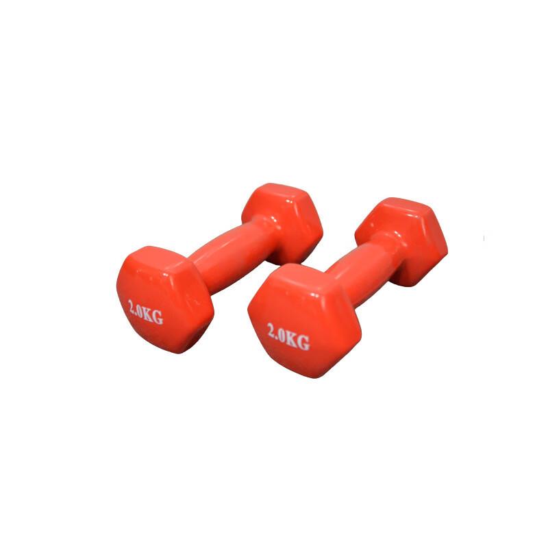 WEZHO Solid Hex Dipped Dumbbells