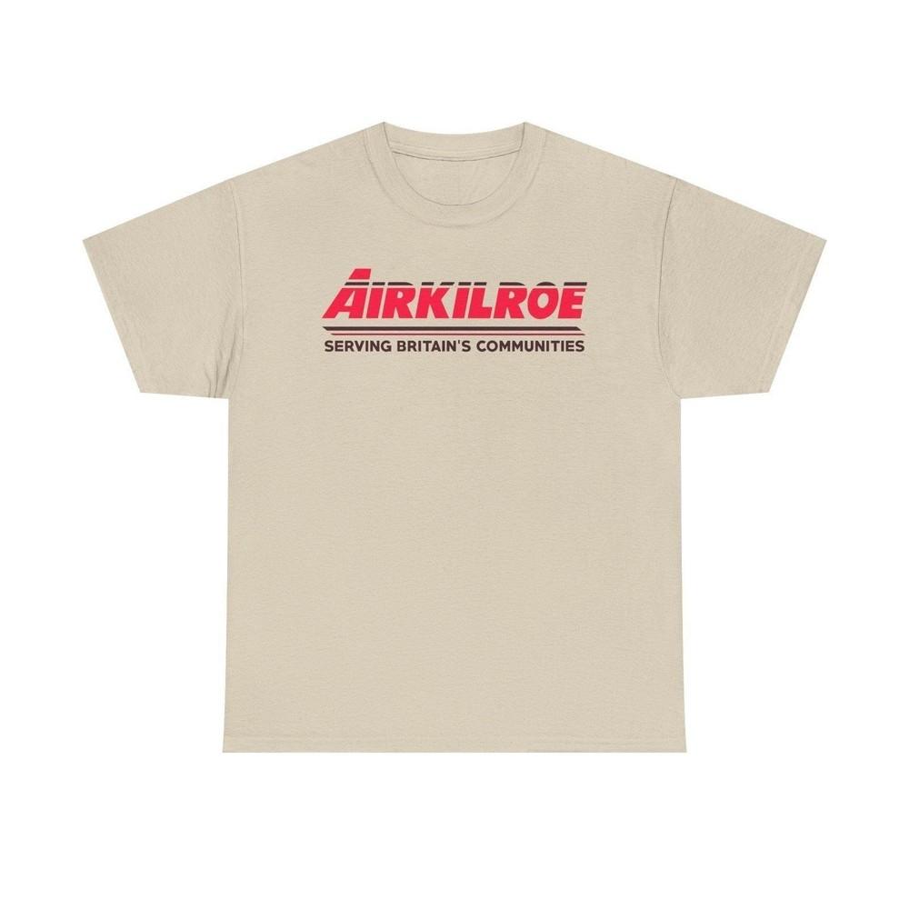 

Air Kilroe Serving Britain s Communities Vintage Airline Logo Aviation T-shirt L