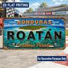 2D Flat - [2D Flat] "For Decoration Solely", 2D Flat Printing, 1pc, Honduras Themed Retro Sign, Home Decor, Birthday Gift, Retro Wall Art, Industrial 