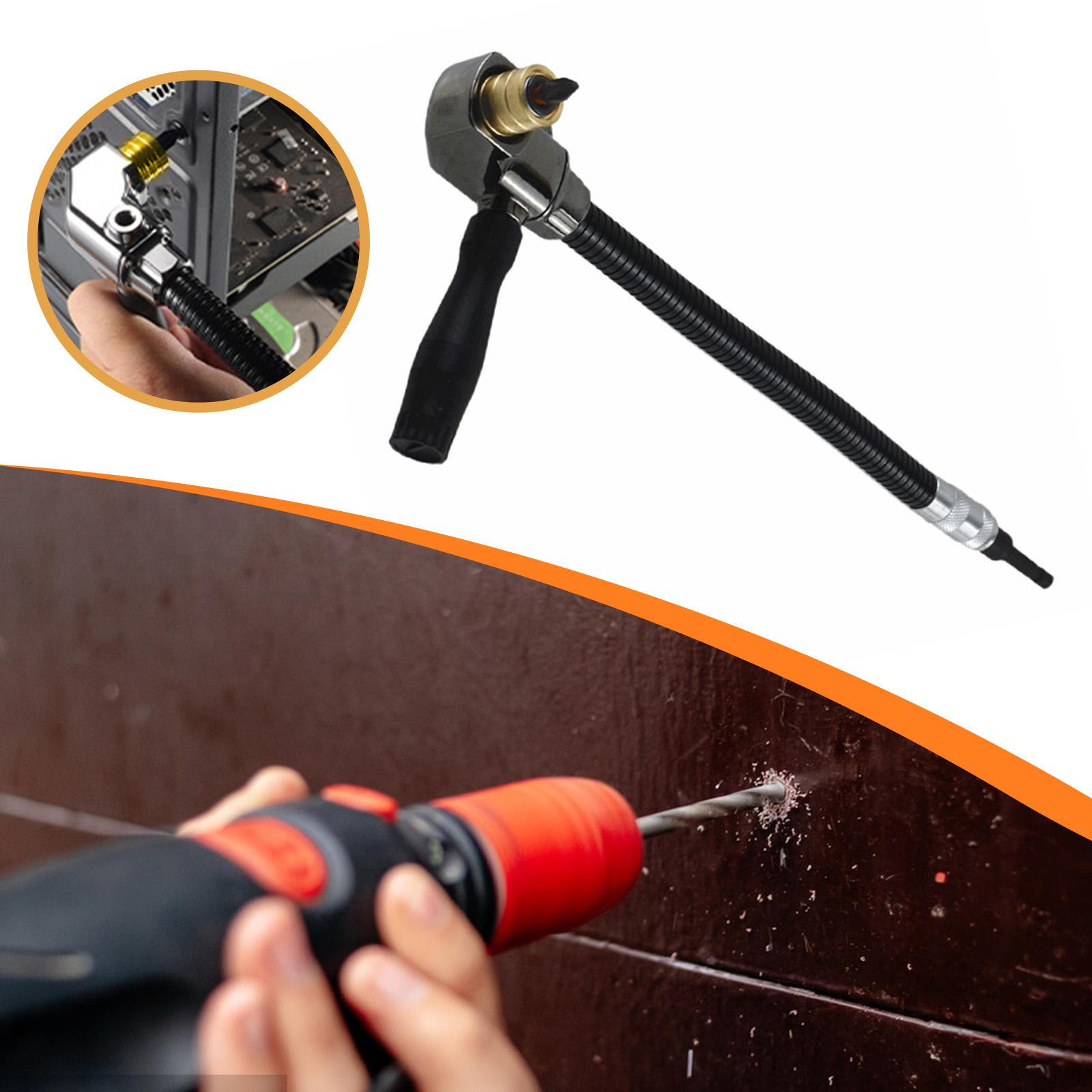 

Drill Extension Right Angle Attachment Connection,Flexible,Holder,Woodworking Tool Adaptor