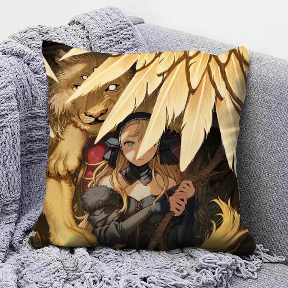 Delicious In Dungeon Anime Marcille Home Sofa Cushion Covers and Aecorative Custom Pillow Covers
