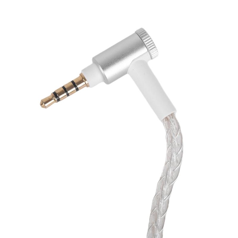 QDC Connectors Headphone AUX Cable Earphone Wire Line 3.5mm Port for QDC Pin Earpiece Better Sound Quality