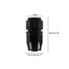 4/6/8/10/12 AN Hose Ends Fitting Aluminium Black AN Fittings Adapter Oil Fuel Pipe Reusable Fitting End 0/45/90/180 Degree