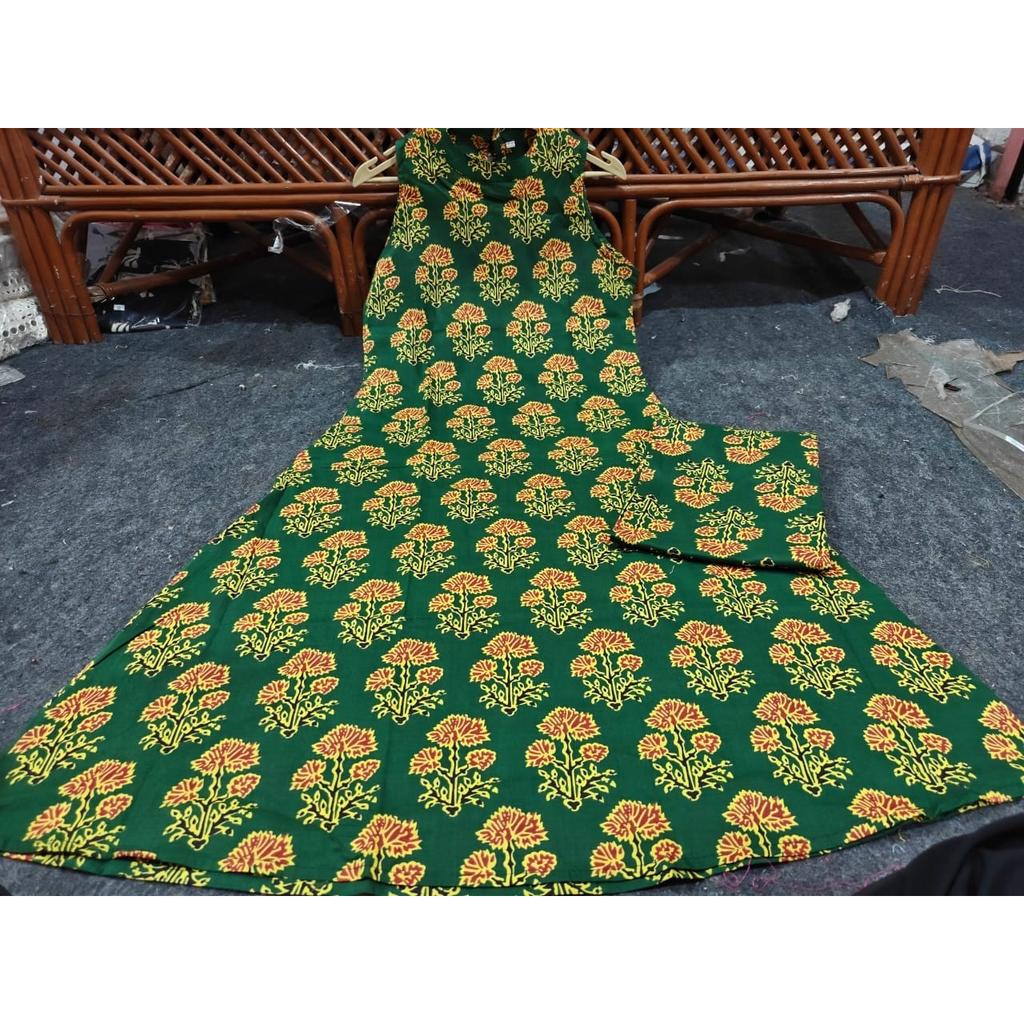 Floral Printed Sleeveless Top Kurti Palazzo Set Indian Women's Kurta Cord Set