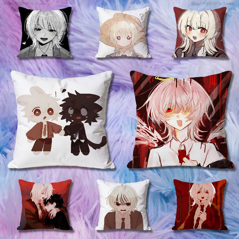 SSaihate SStation Spiel Anime Berühmtheit Merchandise AllMatch Bedruckter Kissenbezug Sofa Auto Büro Zimmer Dekoration Schutz