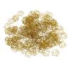 200 Pcs Cat Paper Clips Gold Iron Electroplating Cute Animal Shaped Paperclips for Home School