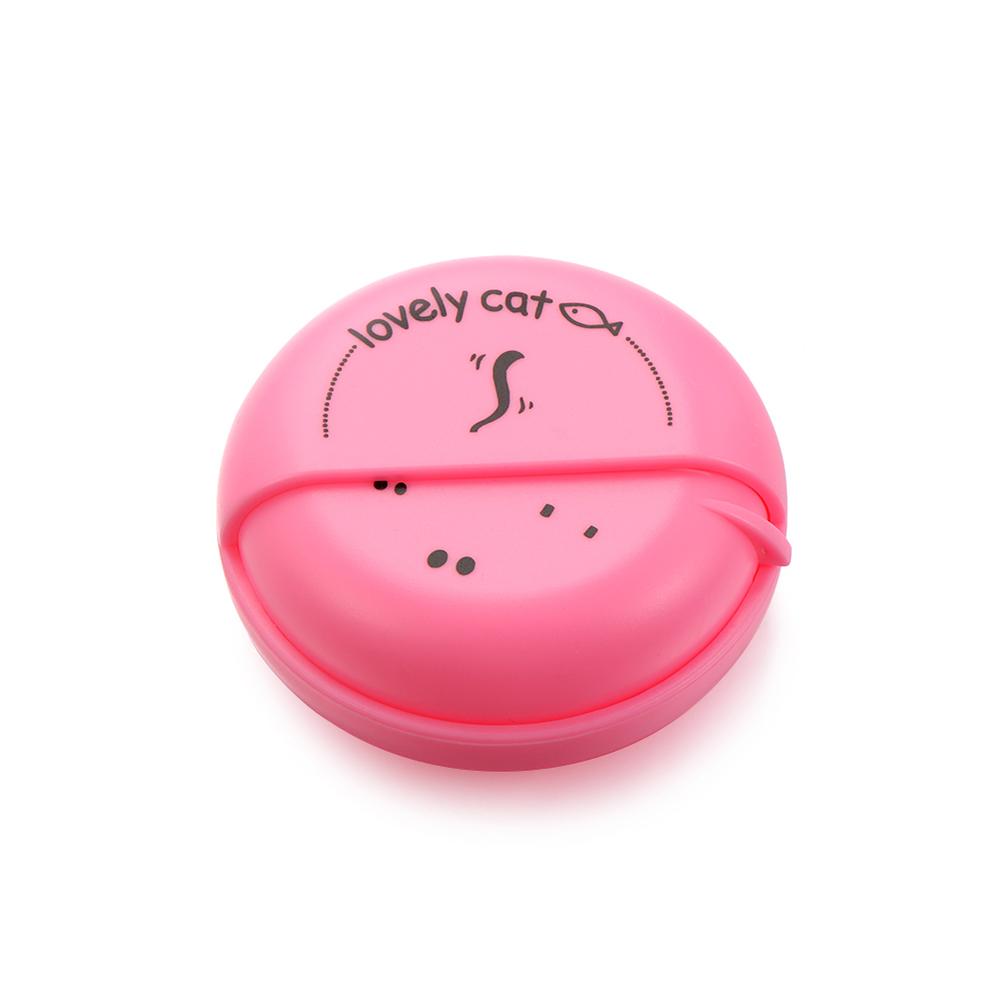 1pcs Headphone Cable Box Round Headphone Storage Box Rotating Cover Earphone Container Home Accessories Cute Data Line Box Case