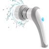Elektrischer Spin Scrubber Tragbarer Kabelloser Wiederaufladbarer Schrubber Mit 3 Auswechselbaren Bürsten Für Badezimmer Badewanne Küche