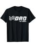 Dad Pit Crew Race Car Birthday Family Racing T-Shirt 100% Cotton Round Neck Short Sleeve T-shirt