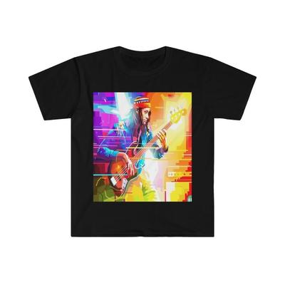 T-shirt unisex in morbido cotone. Jaco Pastorius Bassista