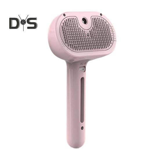 Cat Steam Brush for Shedding Rechargeable Spray Hair Removal Comb with Water Tank And Release Button Steamy Pet Grooming Brush for Cats Dogs