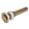 Sink Drain NonOverflow AntiClog Bathroom Wash Basin Drainer Stopper Accessory Antique(Flap Without Hole )