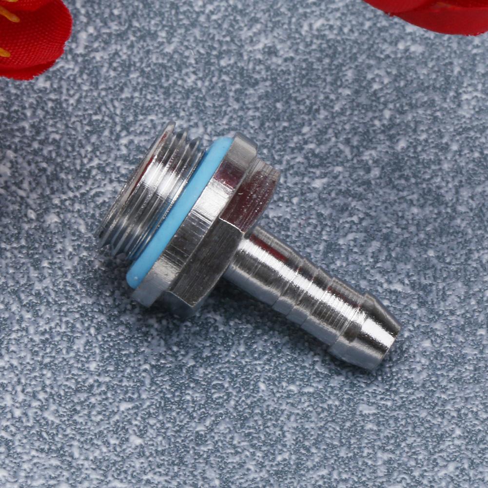 6pcs PC Water Cooling Two-Touch Fitting G1/4 Thread Barb Connector for Computer Cooling System Barb Fitting 6mm /7.2mm/9 Mm/11mm