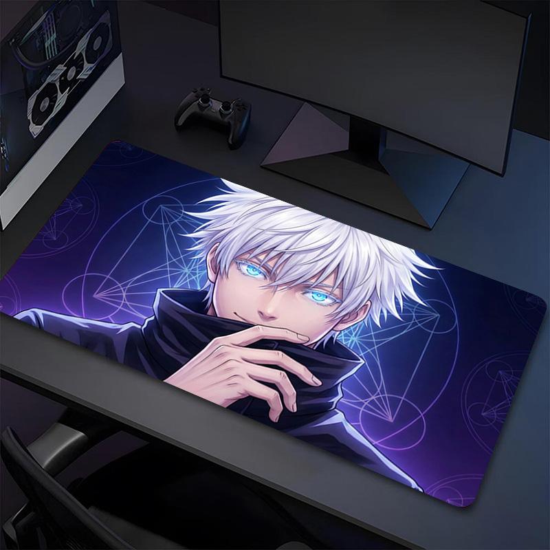 Killua Xl Gaming Mouse Pad Nonslip Rubber Base Stitched Edge Waterproof Desk Mat For Pc Laptop Gamer Office Computer Accessories C92923