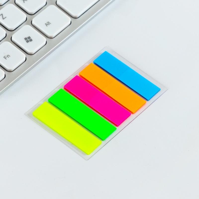 Morandi Semi-transparent Index Tabs - Student Study Labels PET Sticky Notes