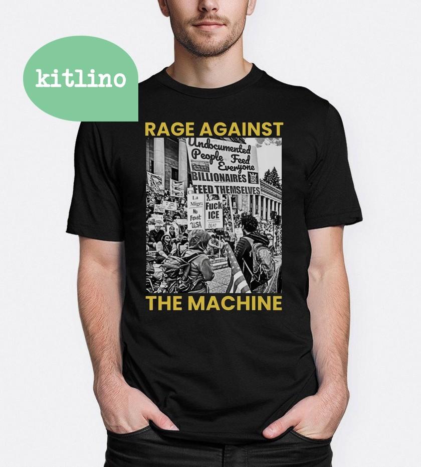 Rage Against The Machine Protest Anti ICE Unisex T-Shirt XXXXL