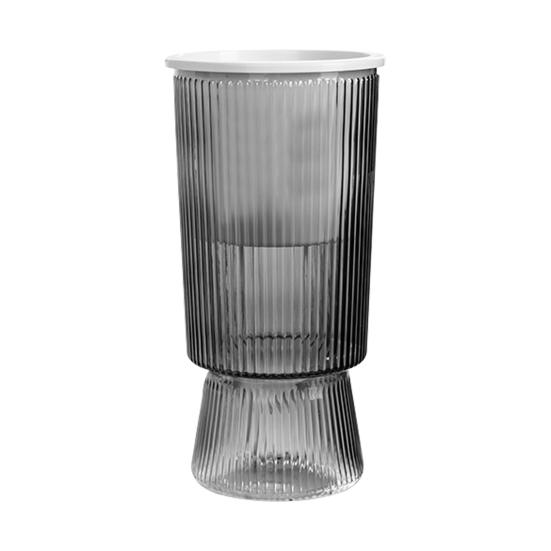 Self Watering Planter Pots African Violet Pots for Indoor Outdoor Windowsill Garden Modern Plastic Plant Pot with Wick Rope And Reservoir
