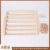 Solid wood spool rack, cable storage rack, household hand-woven thread drawing tool, winding sewing machine thread rack